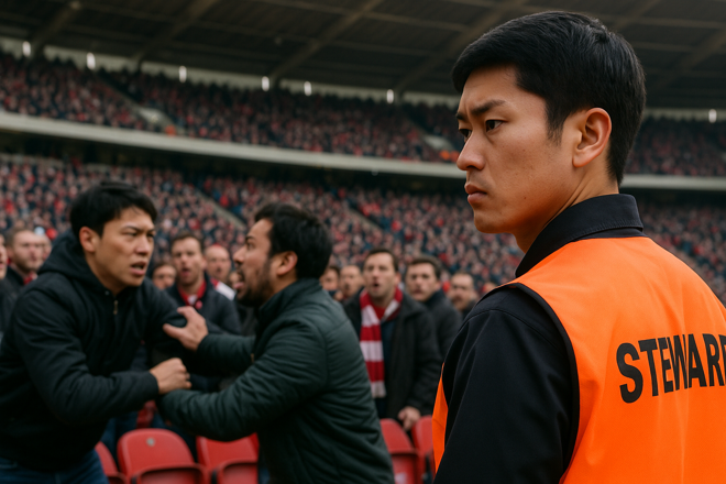 サッカー大会での観客騒動がきっかけだった