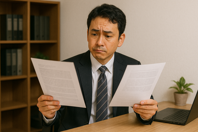 書類偽造と依頼者トラブルの発覚｜行政書士が直面した実際の相談事例