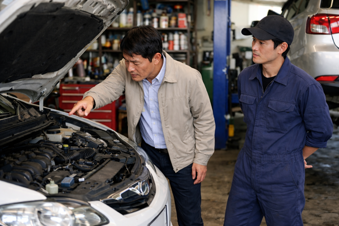 整備工場の内部不正疑惑｜実際の相談事例